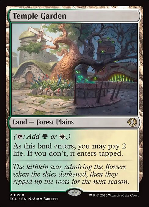 Temple Garden #268 from Lorwyn Eclipsed