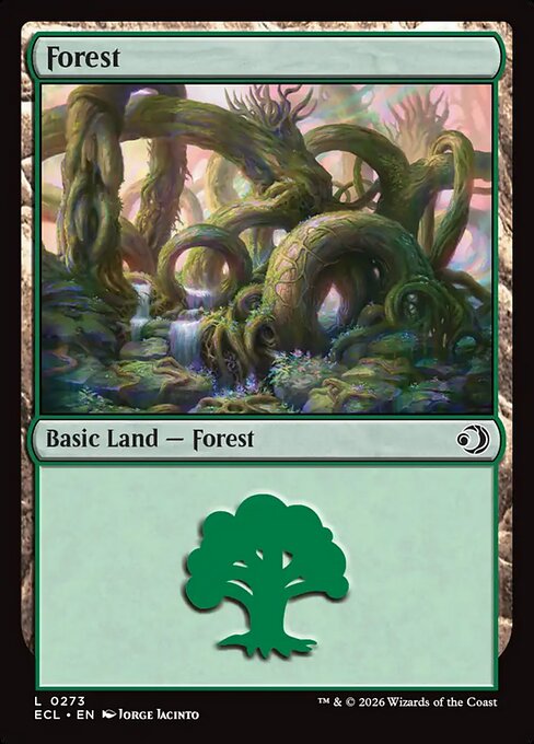 Forest #273 from Lorwyn Eclipsed