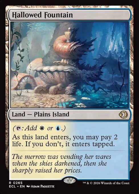 Hallowed Fountain #265 from Lorwyn Eclipsed