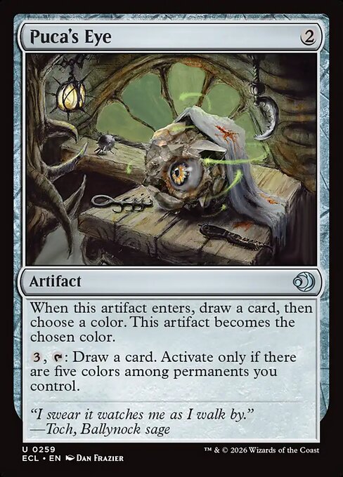 Puca's Eye #259 from Lorwyn Eclipsed