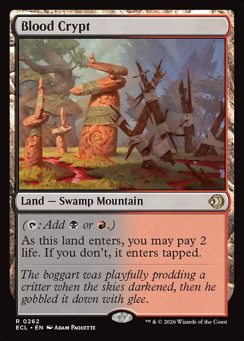 Blood Crypt #262 from Lorwyn Eclipsed
