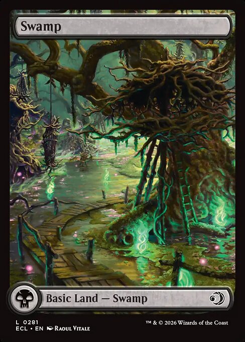 Swamp #281 from Lorwyn Eclipsed