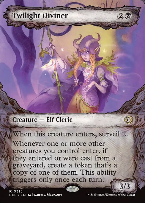 Twilight Diviner #315 from Lorwyn Eclipsed