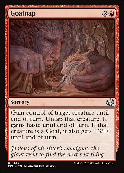 Goatnap #142 from Lorwyn Eclipsed
