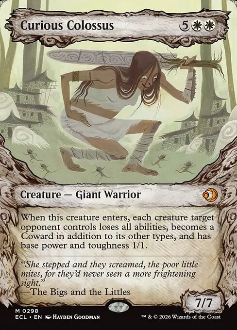 Curious Colossus #298 from Lorwyn Eclipsed