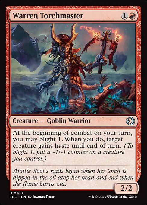 Warren Torchmaster #163 from Lorwyn Eclipsed