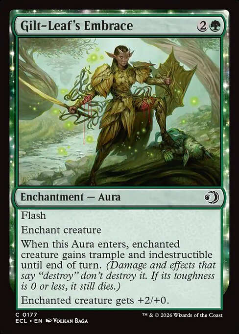 Gilt-Leaf's Embrace #177 from Lorwyn Eclipsed
