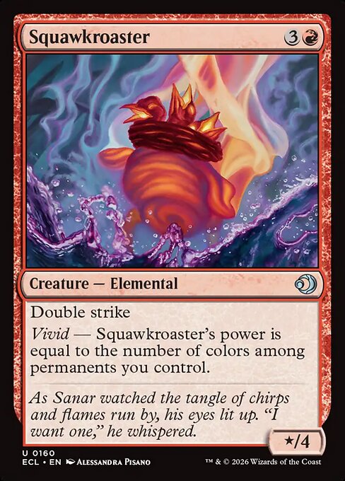 Squawkroaster #160 from Lorwyn Eclipsed