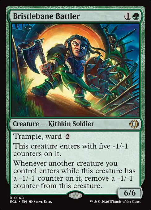 Bristlebane Battler #168 from Lorwyn Eclipsed