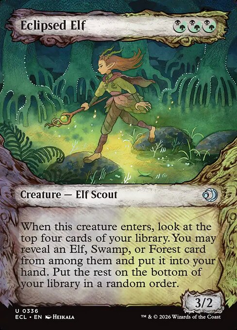 Eclipsed Elf #336 from Lorwyn Eclipsed