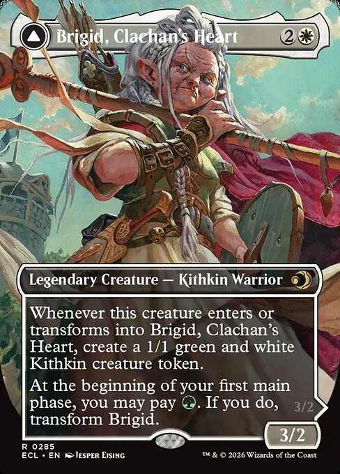 Brigid, Clachan's Heart // Brigid, Doun's Mind #285 from Lorwyn Eclipsed