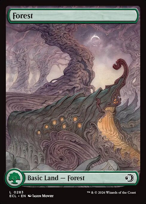 Forest #283 from Lorwyn Eclipsed