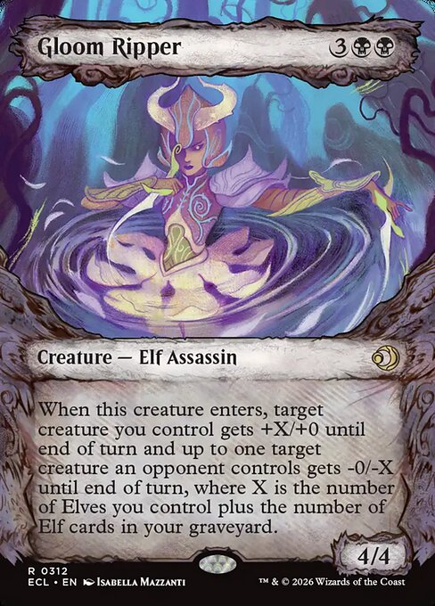 Gloom Ripper #312 from Lorwyn Eclipsed