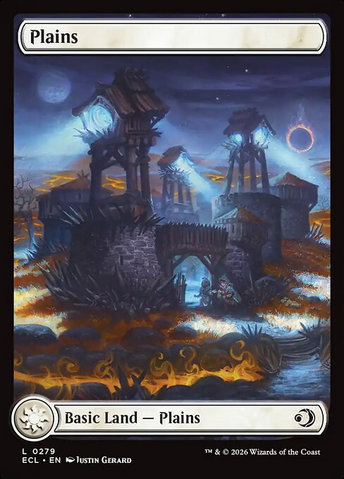 Plains #279 from Lorwyn Eclipsed