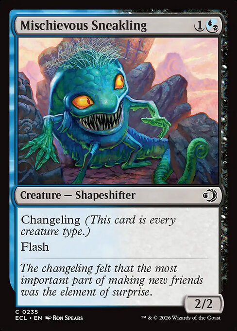 Mischievous Sneakling #235 from Lorwyn Eclipsed