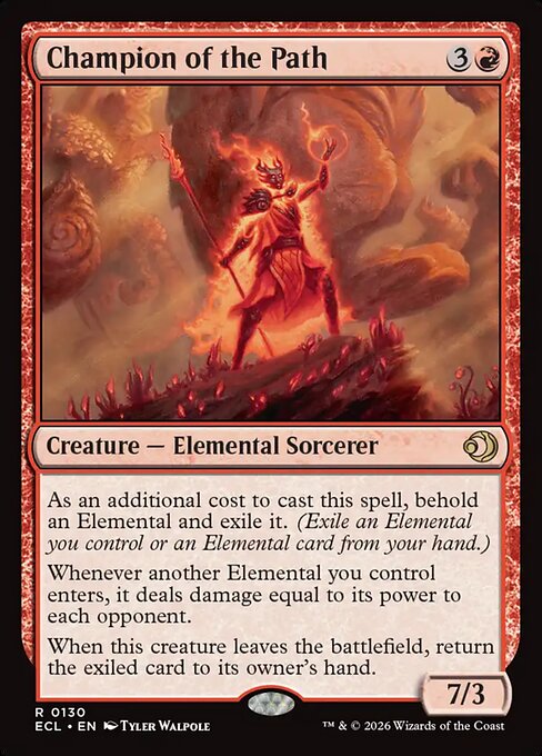 Champion of the Path #130 from Lorwyn Eclipsed