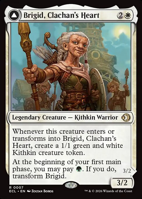 Brigid, Clachan's Heart // Brigid, Doun's Mind #7 from Lorwyn Eclipsed