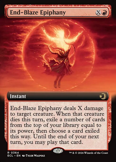 End-Blaze Epiphany #364 from Lorwyn Eclipsed