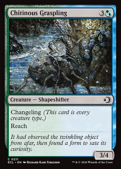 Chitinous Graspling #211 from Lorwyn Eclipsed