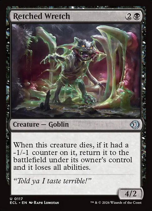 Retched Wretch #117 from Lorwyn Eclipsed