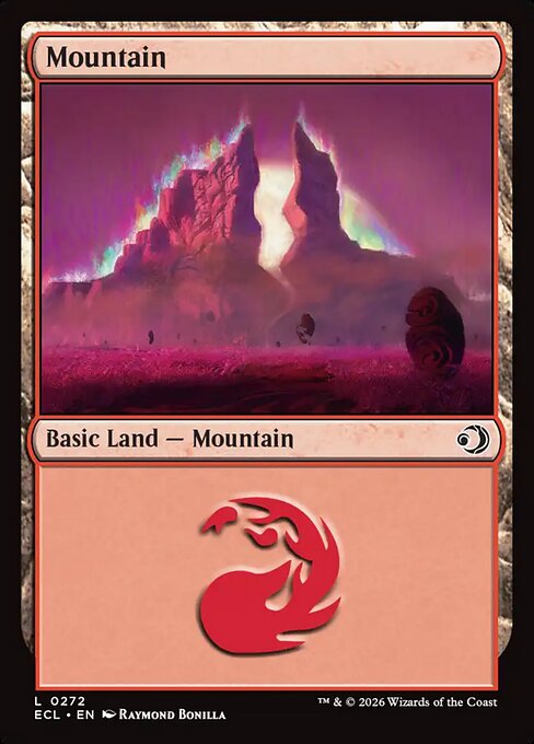Mountain #272 from Lorwyn Eclipsed