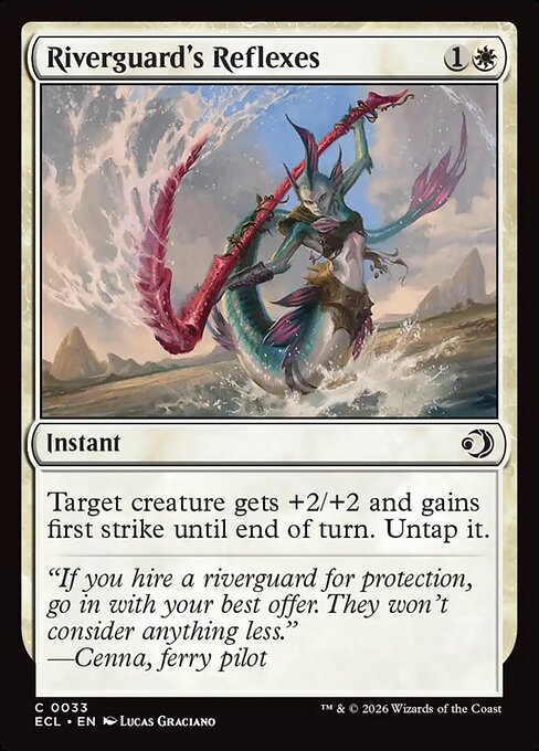 Riverguard's Reflexes #33 from Lorwyn Eclipsed