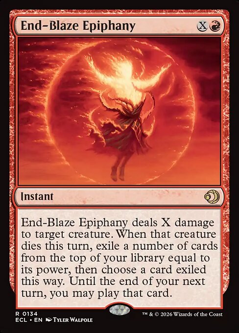 End-Blaze Epiphany #134 from Lorwyn Eclipsed