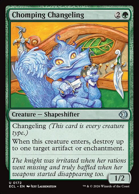 Chomping Changeling #172 from Lorwyn Eclipsed