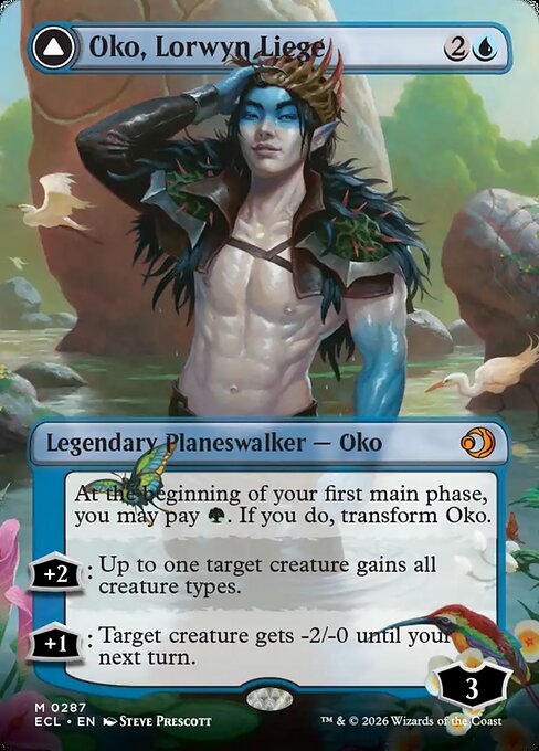 Oko, Lorwyn Liege // Oko, Shadowmoor Scion #287 from Lorwyn Eclipsed