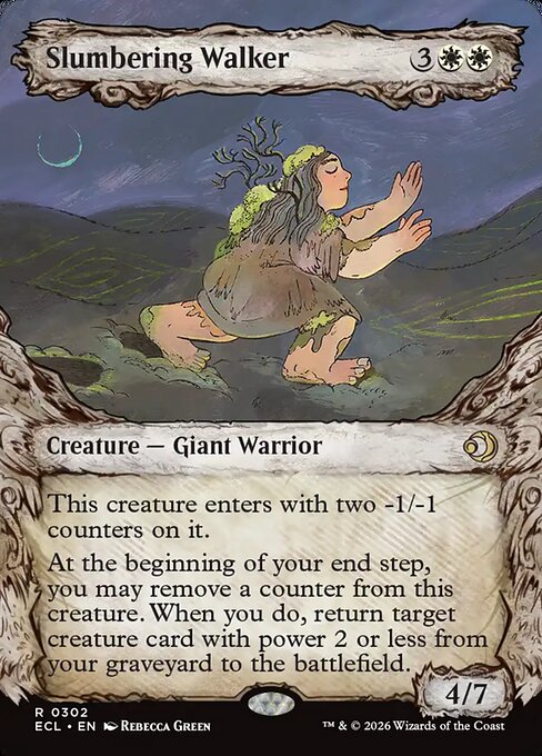 Slumbering Walker #302 from Lorwyn Eclipsed