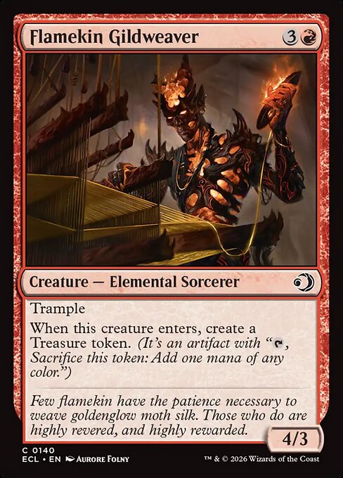 Flamekin Gildweaver #140 from Lorwyn Eclipsed