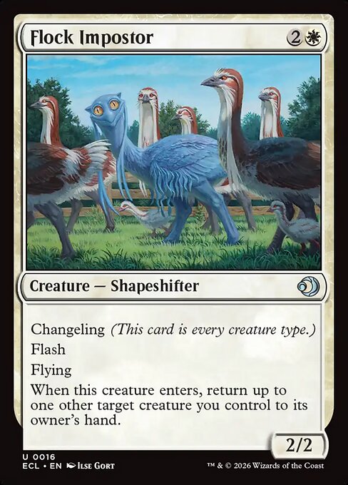 Flock Impostor #16 from Lorwyn Eclipsed