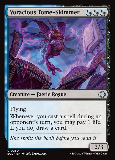 Voracious Tome-Skimmer #250 from Lorwyn Eclipsed