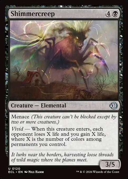 Shimmercreep #120 from Lorwyn Eclipsed