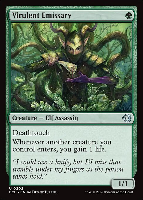 Virulent Emissary #202 from Lorwyn Eclipsed