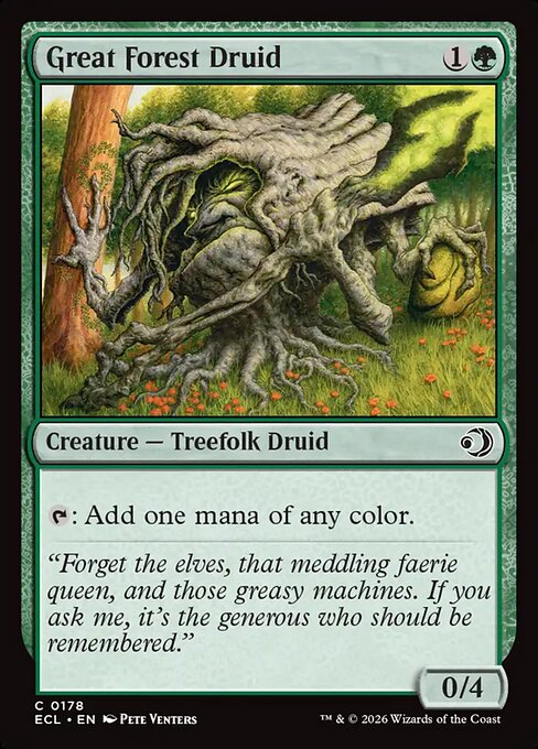 Great Forest Druid #178 from Lorwyn Eclipsed
