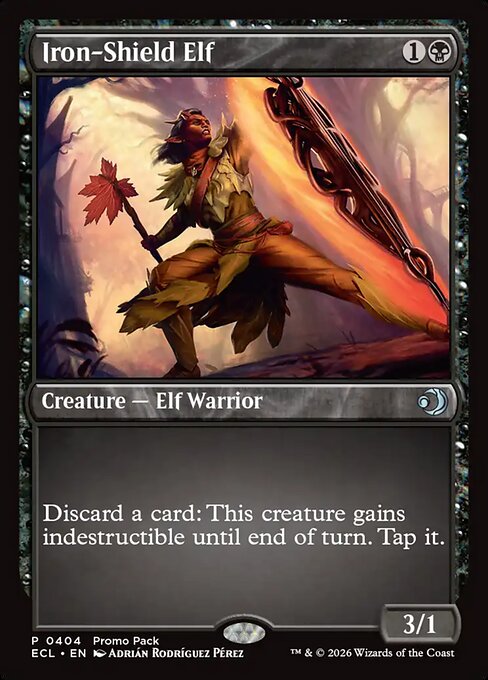 Iron-Shield Elf #404 from Lorwyn Eclipsed