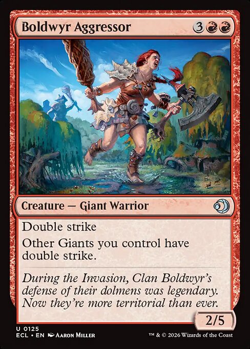 Boldwyr Aggressor #125 from Lorwyn Eclipsed