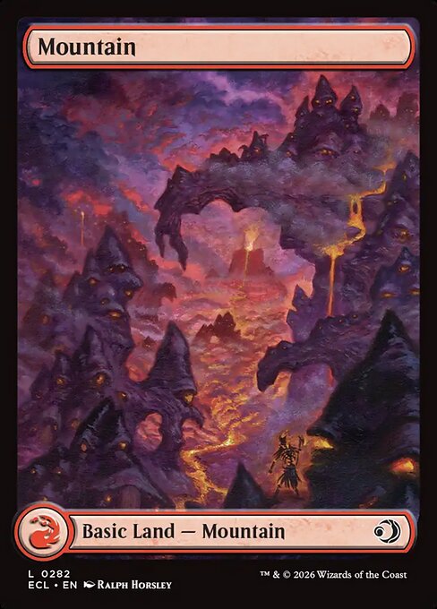 Mountain #282 from Lorwyn Eclipsed