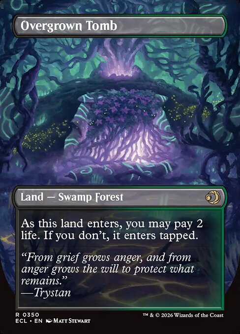 Overgrown Tomb // Overgrown Tomb #350 from Lorwyn Eclipsed