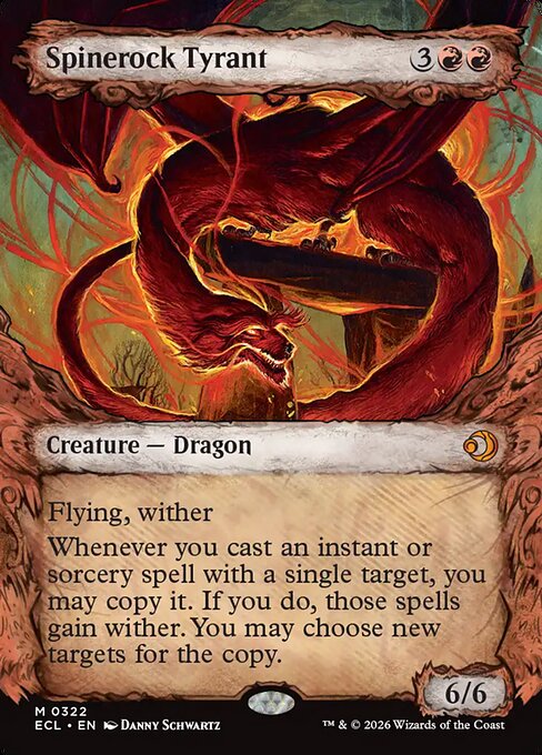 Spinerock Tyrant #322 from Lorwyn Eclipsed