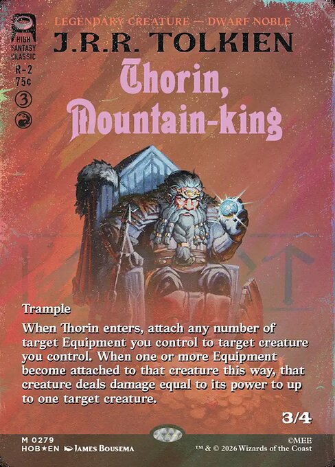 Thorin, Mountain-king #279 from The Hobbit