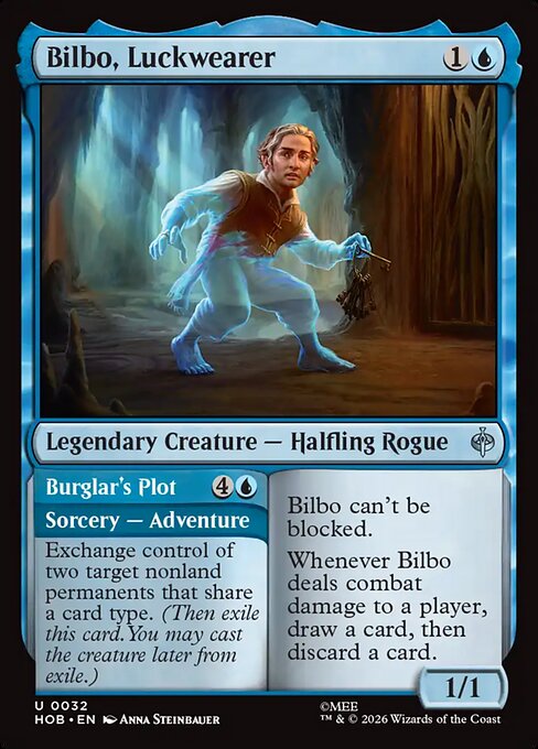 Bilbo, Luckwearer // Burglar's Plot #32 from The Hobbit