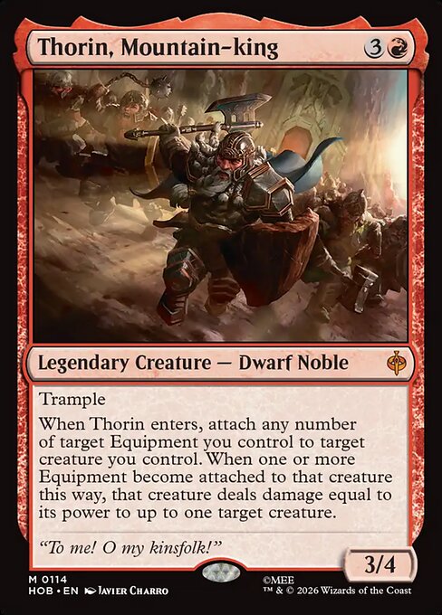 Thorin, Mountain-king #114 from The Hobbit