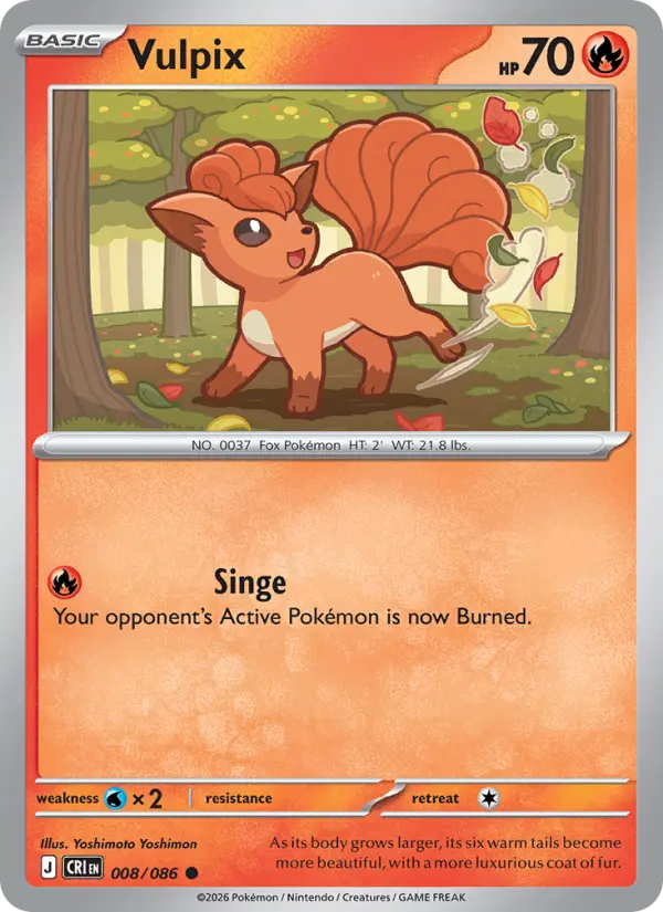 Vulpix #008 from Chaos Rising