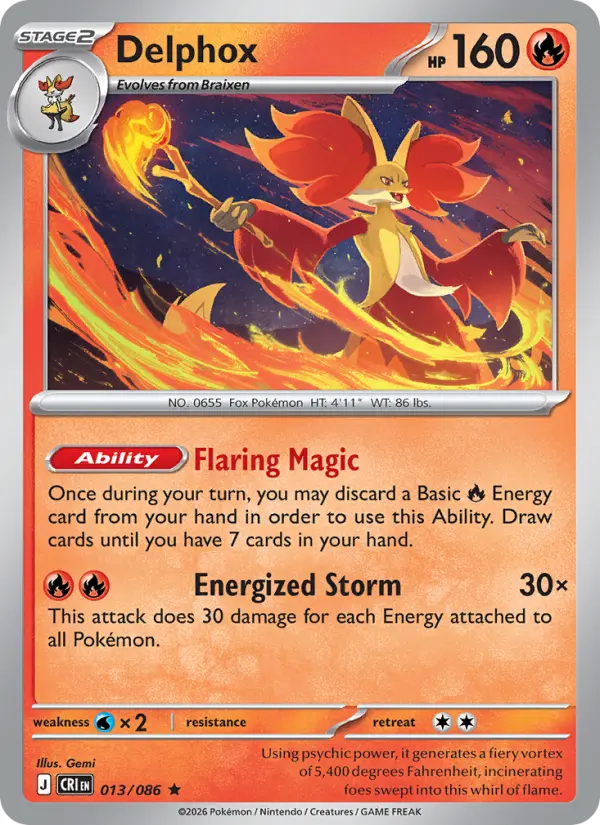Delphox #013 from Chaos Rising