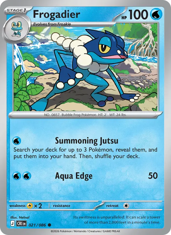 Frogadier #021 from Chaos Rising