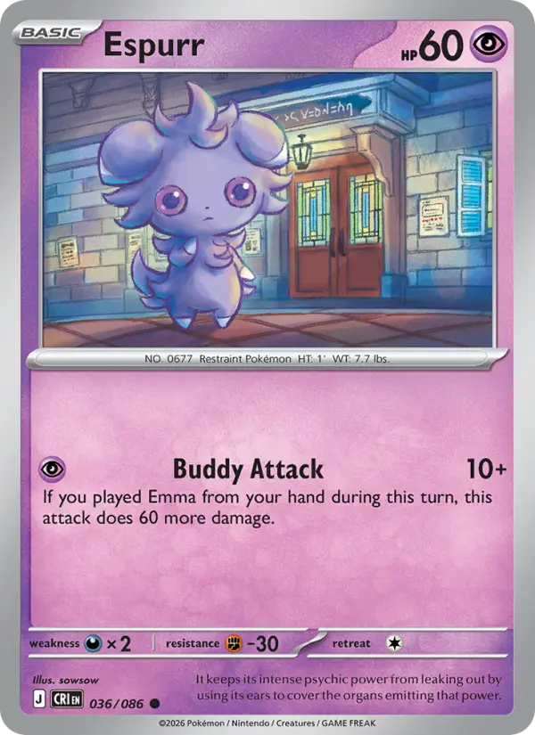 Espurr #036 from Chaos Rising