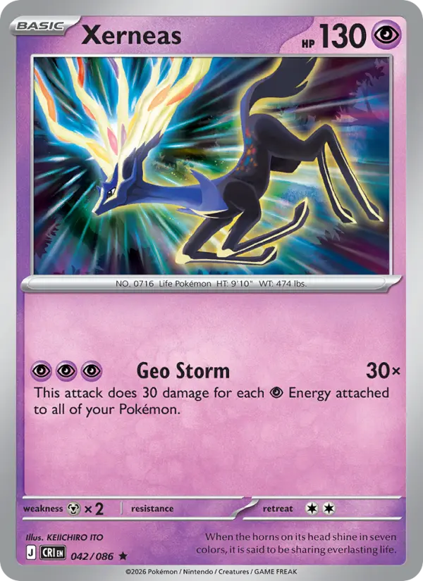 Xerneas #042 from Chaos Rising