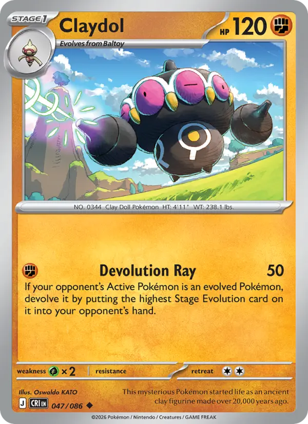 Claydol #047 from Chaos Rising